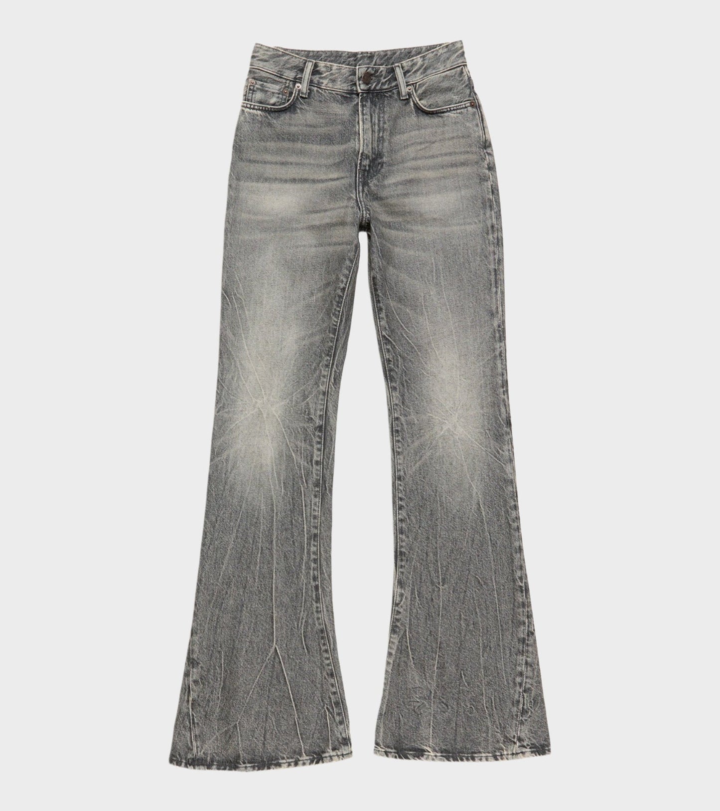 2025F Gothik Fitted Jeans Washed Black