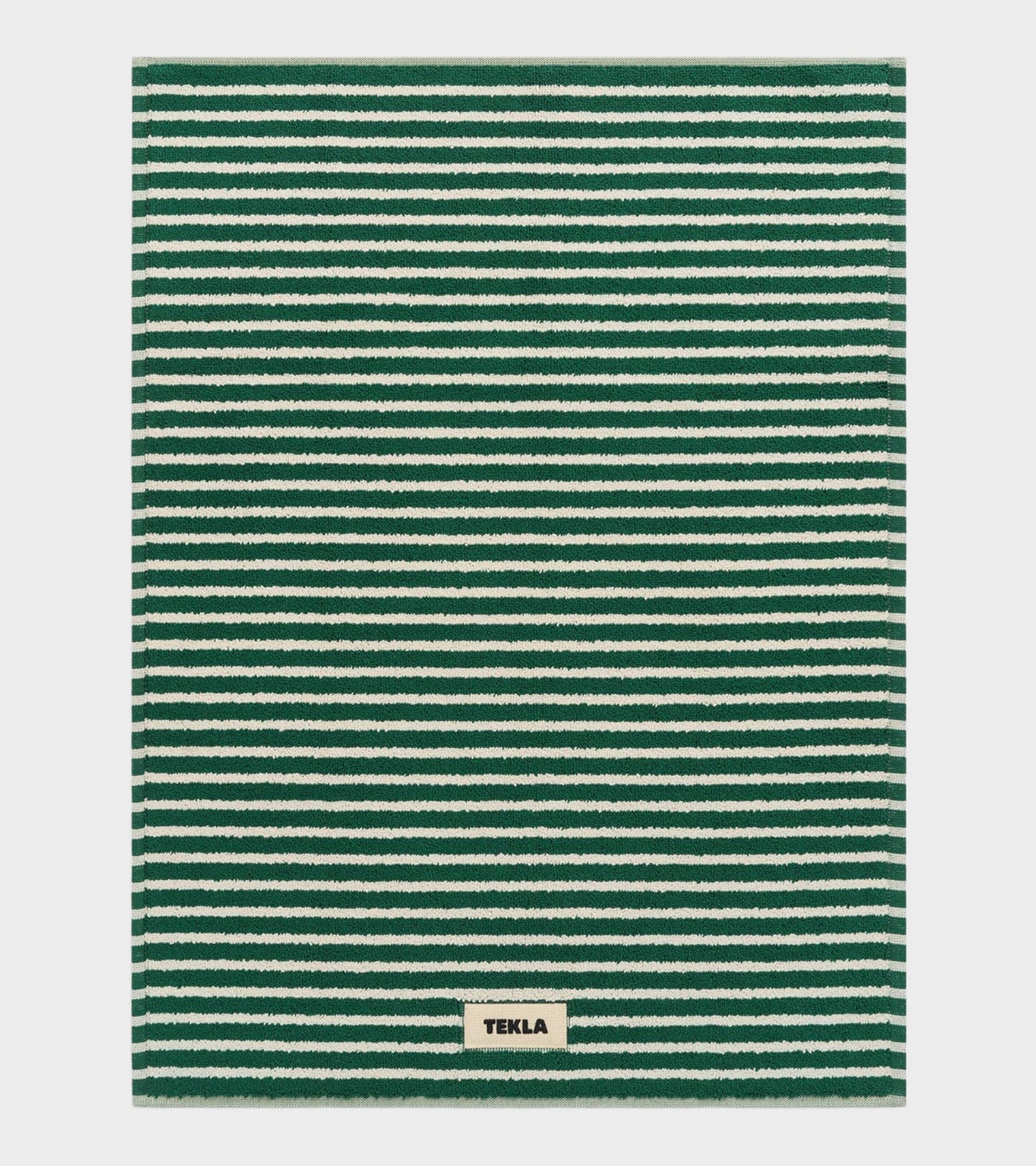 Bath Mat 50x70 Teal Green Stripes