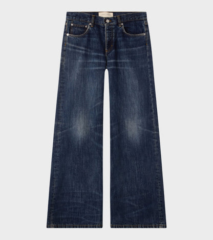 Kyoto Jeans Dark Blue Righe
