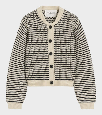 Shiva Cardigan Mix Black Navy