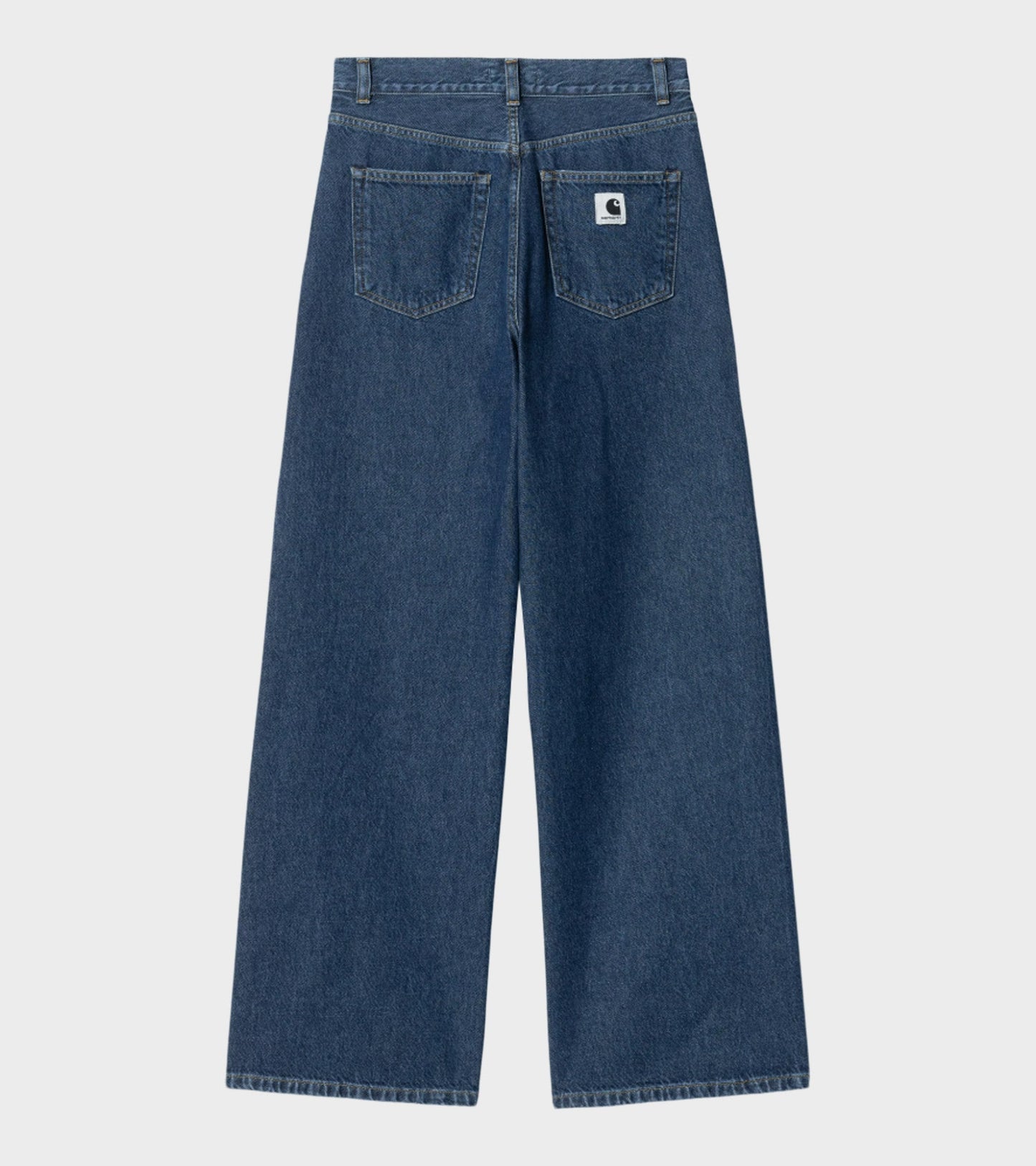 W Jane Pant Stone Washed Blue