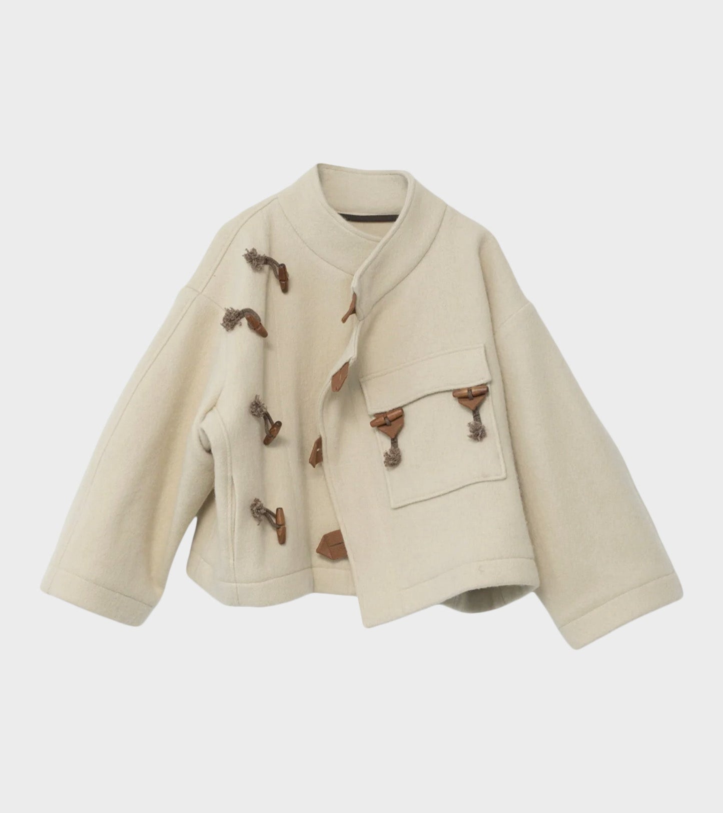 Klippan Boiled Wool Jacket Oatmeal