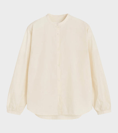 Bibs Shirt Cotton Pure Ecru