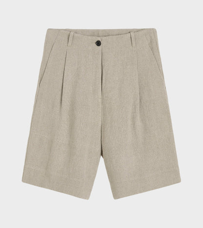 Willy Shorts Heavy Linen Pure Natural