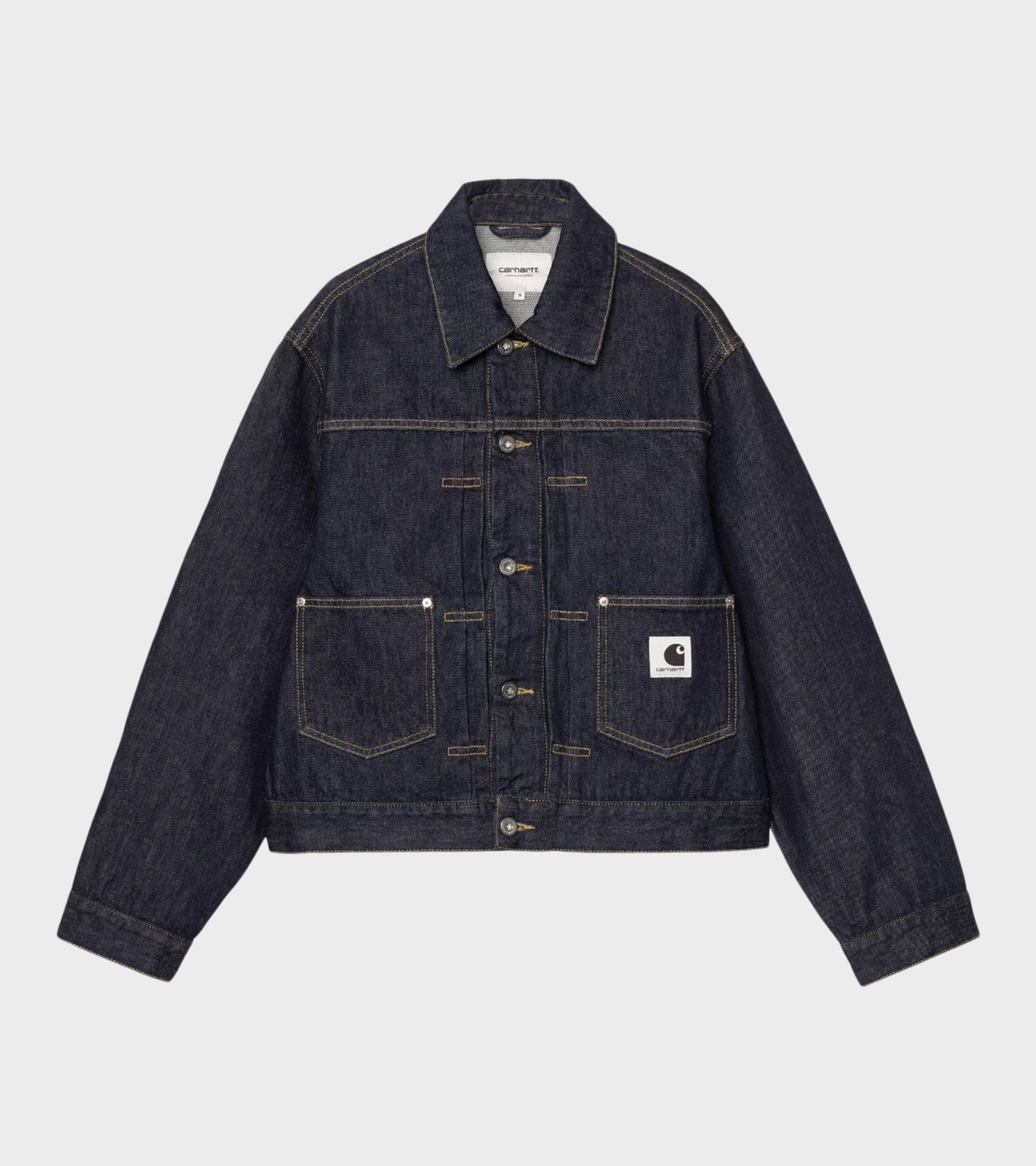 W Belmar Jacket Blue Rinsed