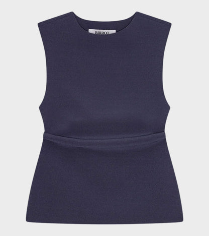 Lay2 Drape Top Mood Indigo