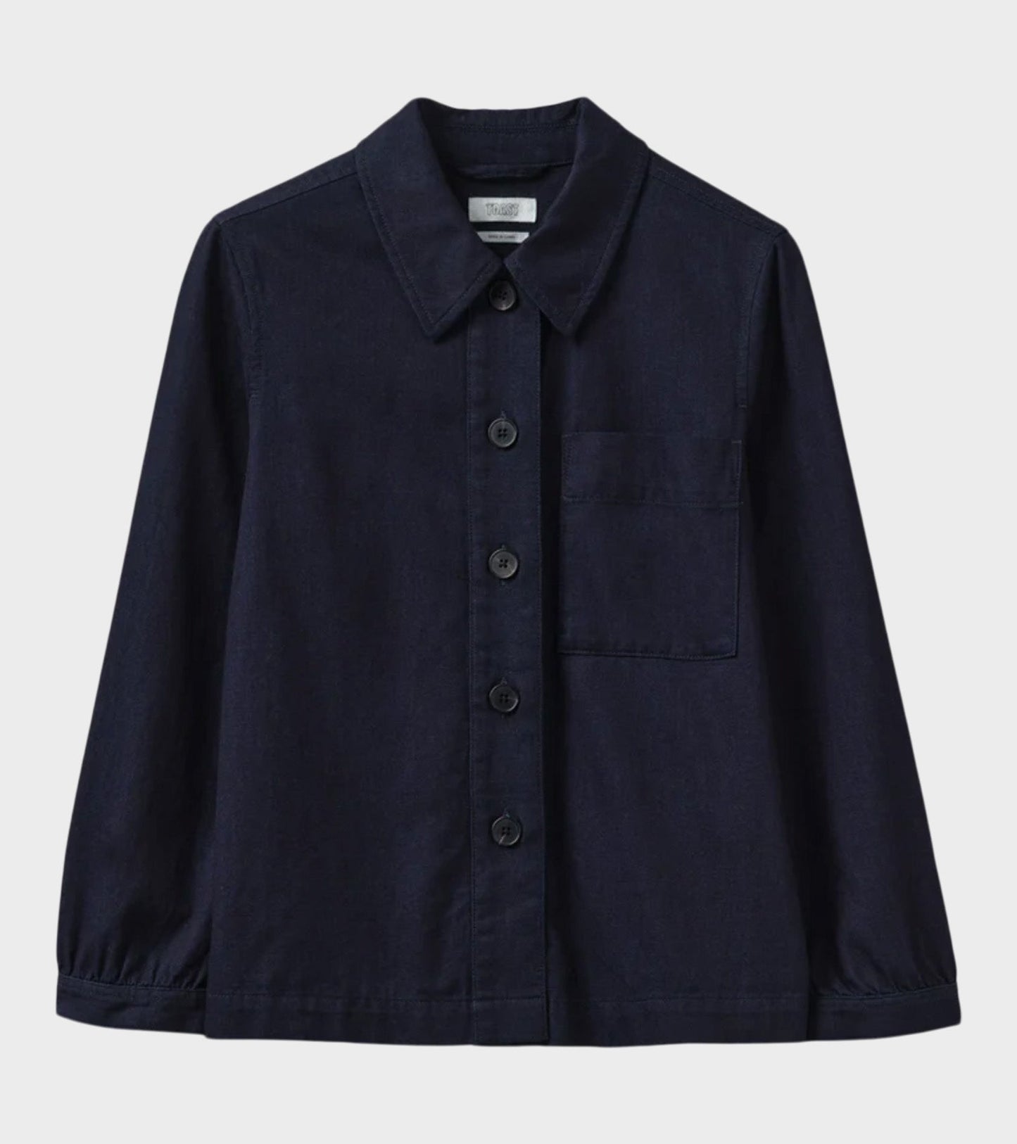 Baya Cotton Twill Shirt Indigo