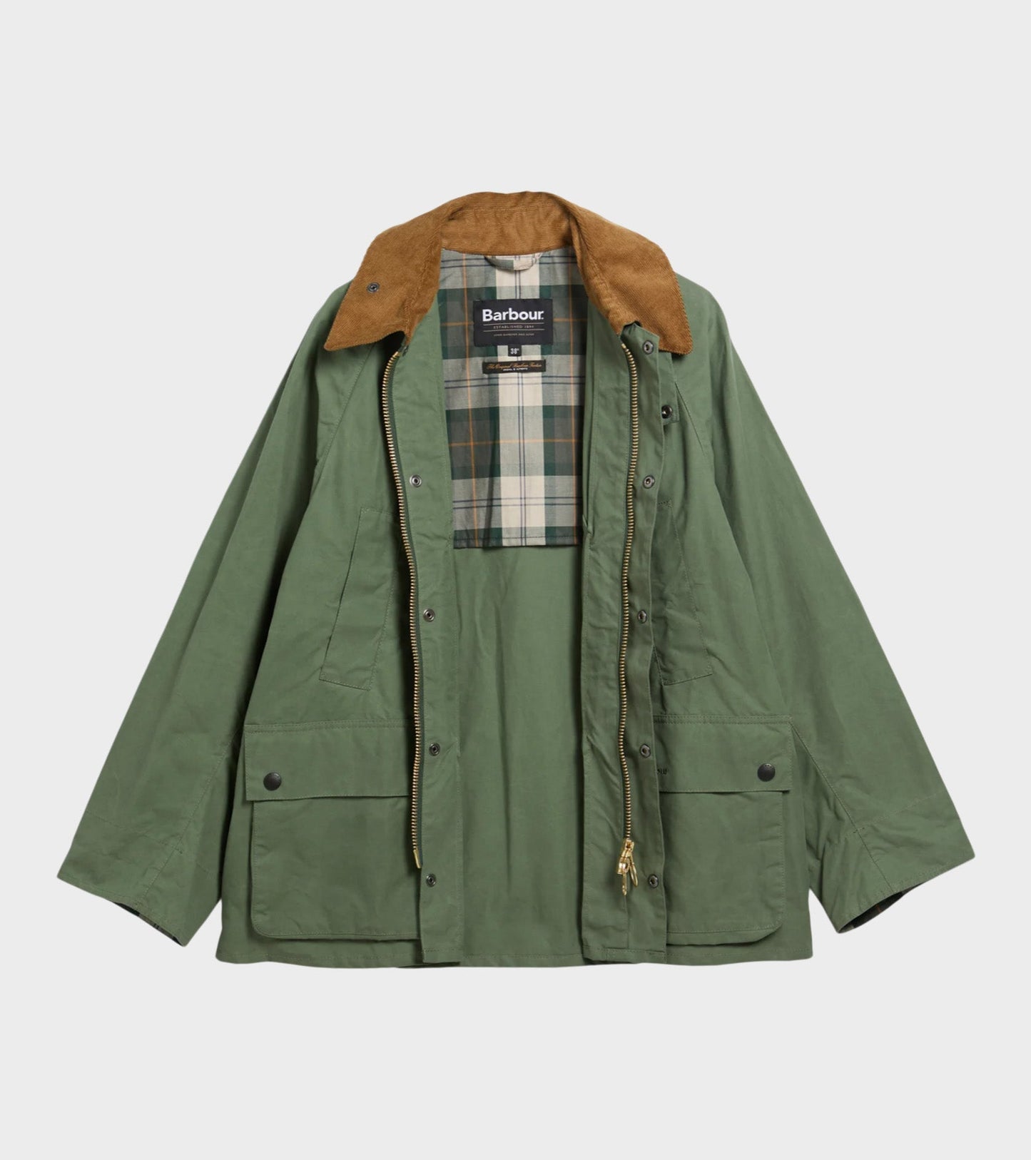 Oversized Bedale Casual Jacket Winter Moss
