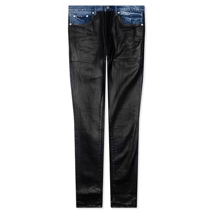 Skinny Coated Indigo - Black