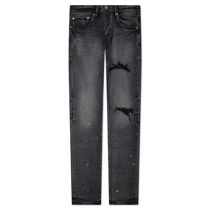 Skinny Plaid Patch - Black