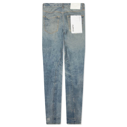 Skinny Jewel Print - Light Indigo