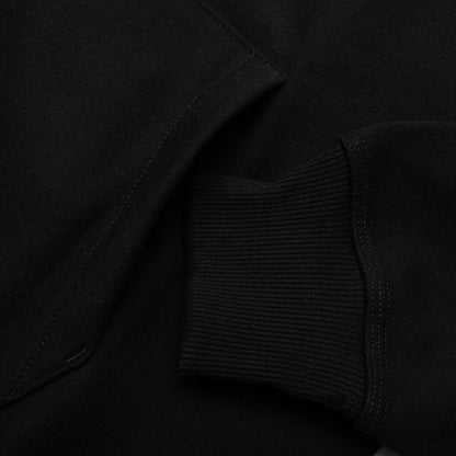 Skull Crest Hoodie - Black