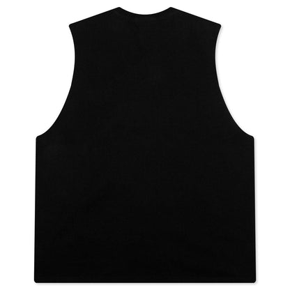 Dean Sleeveless Tee - Black