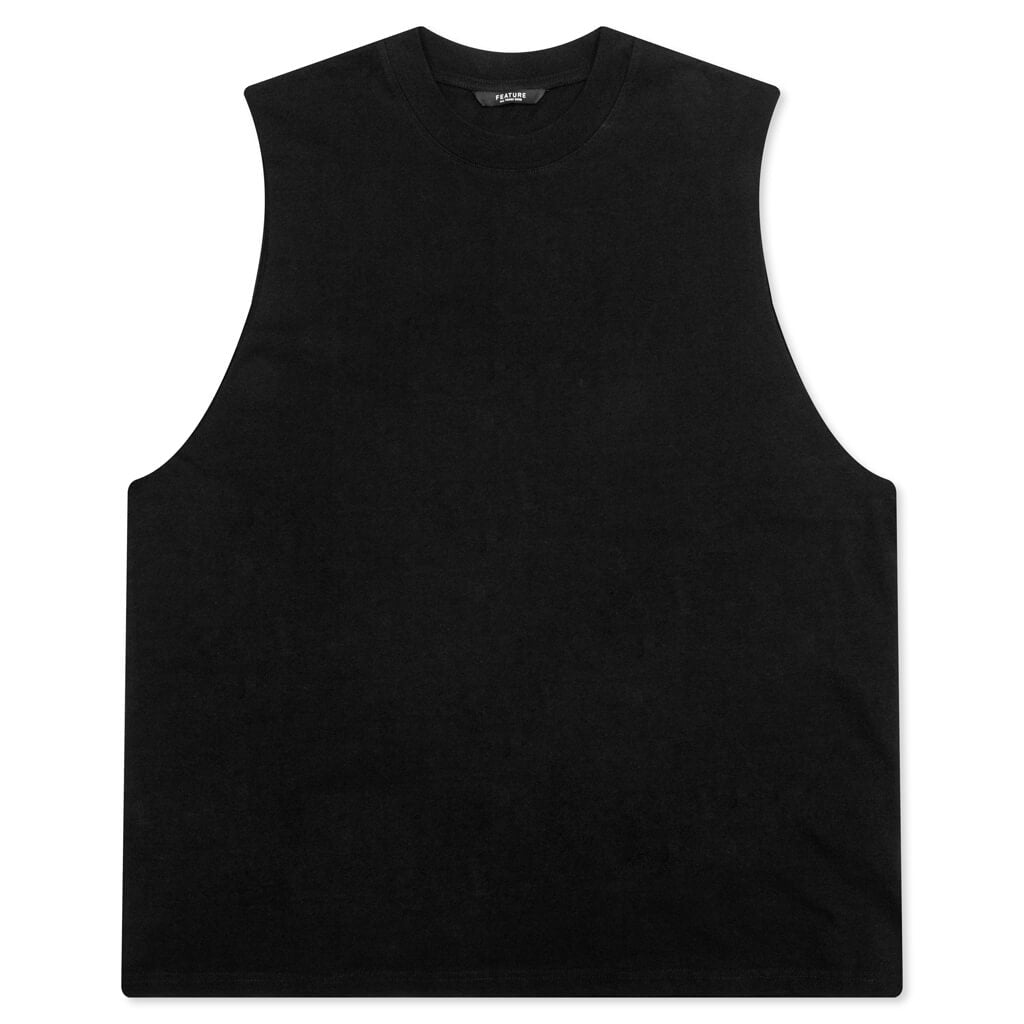 Dean Sleeveless Tee - Black