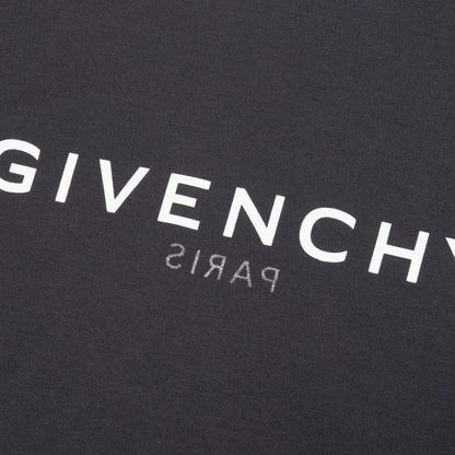 Slim Fit Reverse Print T-Shirt - Charcoal