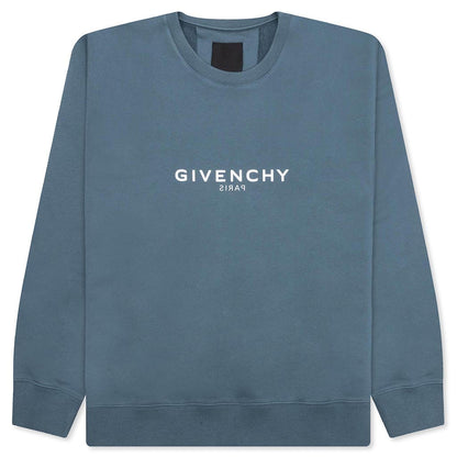 Slim Fit Sweatshirt - Military Blue