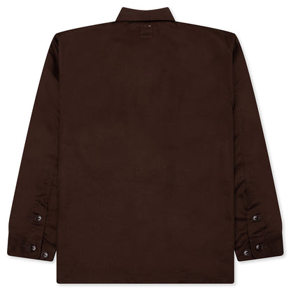 Smokey Twill Shirt - Brown