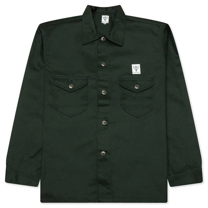 Smokey Twill Shirt - Green
