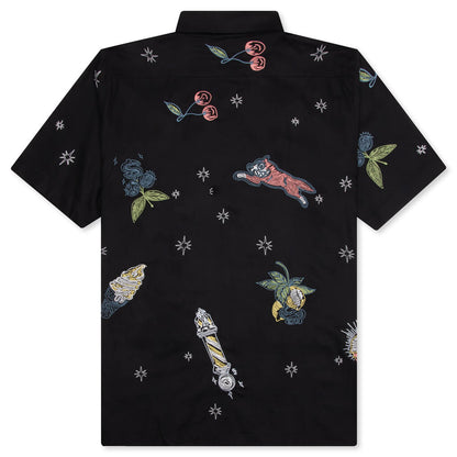 Snacks S/S Woven - Black