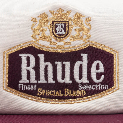 Special-Blend Trucker Hat - Maroon/Off-White