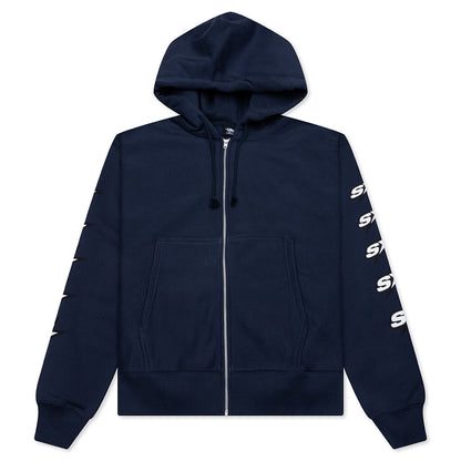 Speedway Zip Hoodie - Navy