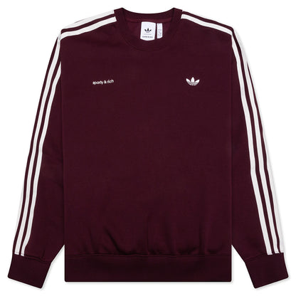 adidas Originals x Sporty & Rich Sweatshirt - Maroon