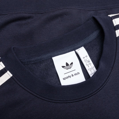 adidas Originals x Sporty & Rich Sweatshirt - Night Navy