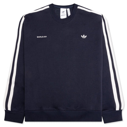 adidas Originals x Sporty & Rich Sweatshirt - Night Navy