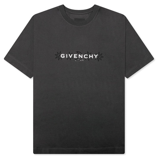 Tarot Print Reverse T-Shirt - Rosewood