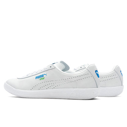 Star Tennis Whites - White/Ultra Blue/Green