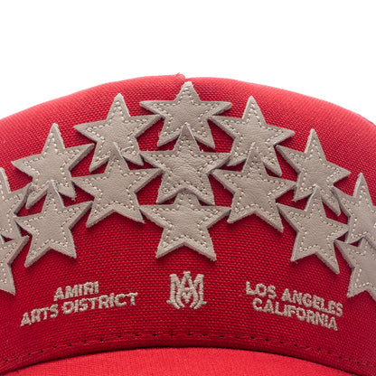 Stars Trucker Hat - Red