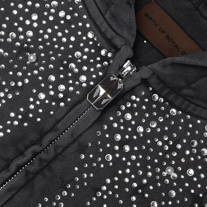 20K Stellar Diamond Hoodie - Black/Gray