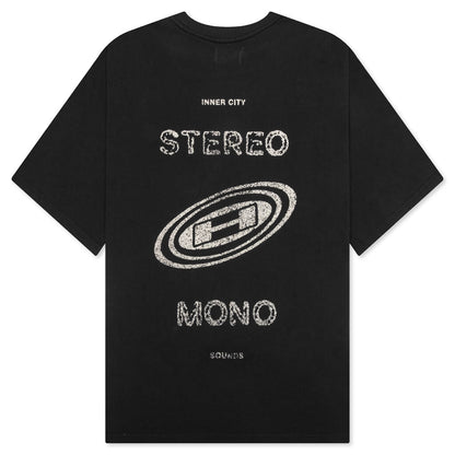 Stereo Mono Tee - Black