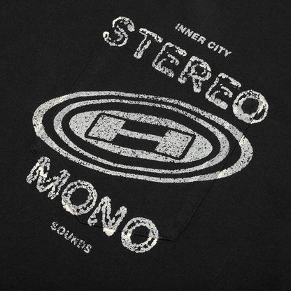 Stereo Mono Tee - Black