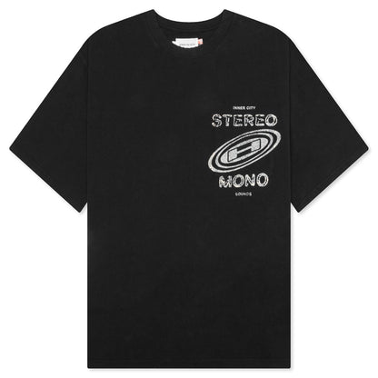 Stereo Mono Tee - Black