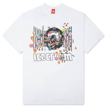 Stick Up S/S Tee - White