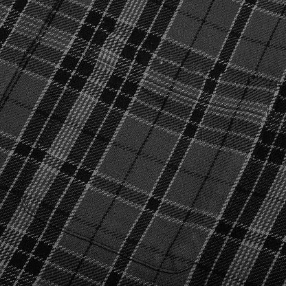 Stones Plaid Shirt - Black