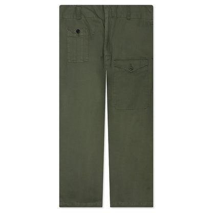 Straight Cargo Pants - Olive Drab