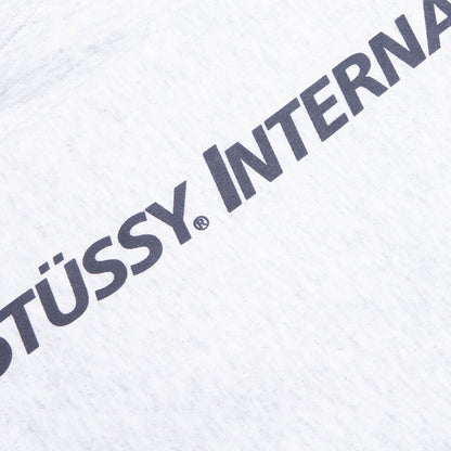 Stüssy International Zip Hoodie - Ash Heather