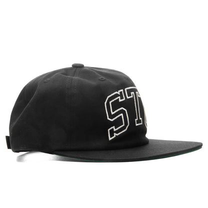 Stu Arch Strapback Cap - Shadow Black