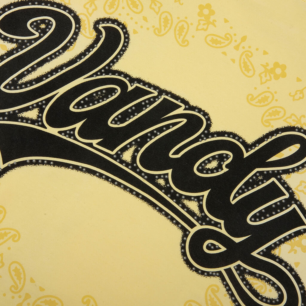 Stud Logo Washed L/S Paisley -  Washed Yellow