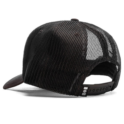 Studded Nahmias Marque Trucker Hat - Brown