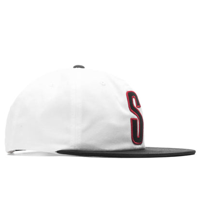 2 Tone Vintage Cap - White