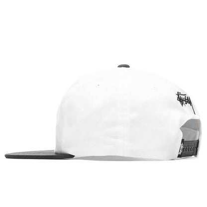 2 Tone Vintage Cap - White