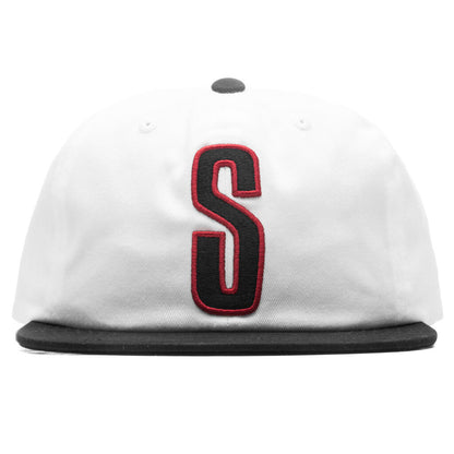 2 Tone Vintage Cap - White