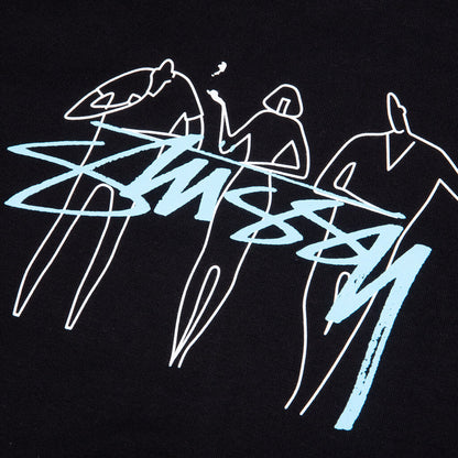 3 People Tee - Black