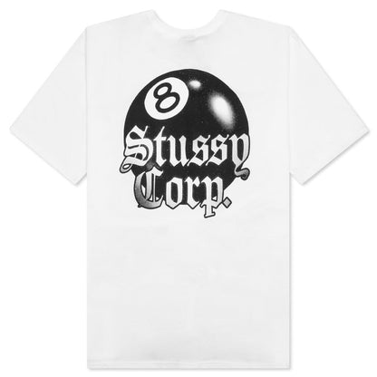 8 Ball Corp. Tee - White