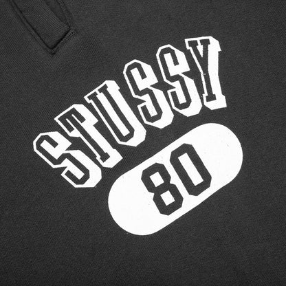 Stussy 80 Fleece Pant - Washed Black