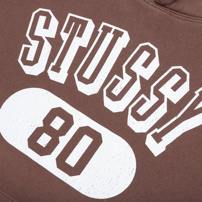 Stussy 80 Relaxed Hood - Brown