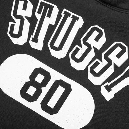 Stussy 80 Relaxed Hood - Washed Black